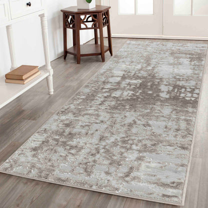 Serenity Abstract Lines Rug - Stone