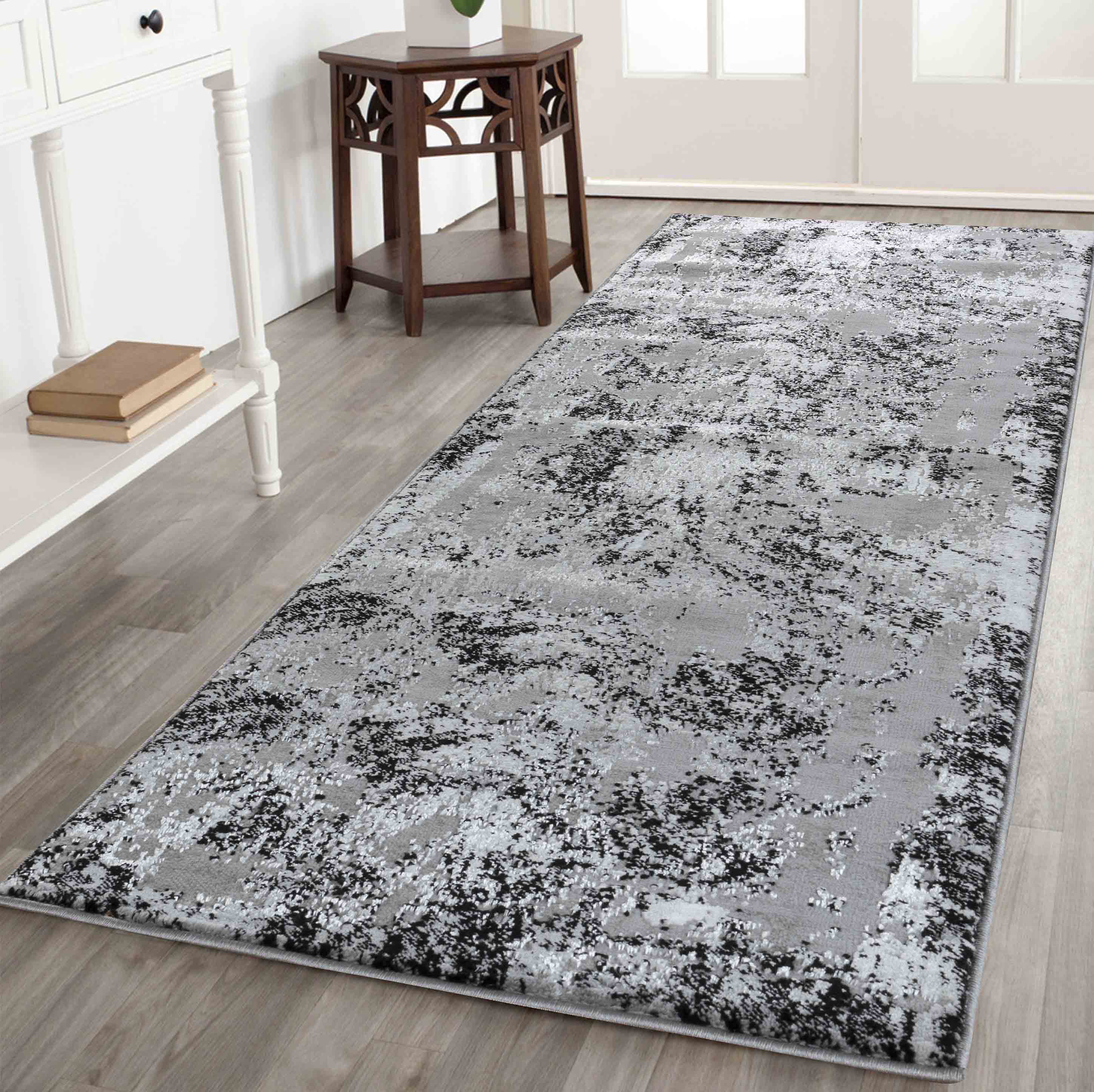 Serenity Abstract Acrylic Rug - Runners - 60x220 cm