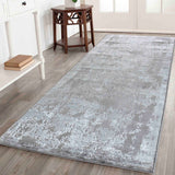 Serenity Abstract Acrylic Rug - Grey