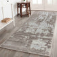Serenity Metallic Abstract Rug - Abrasion Grey