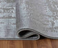 Serenity Metallic Abstract Rug - Abrasion Grey