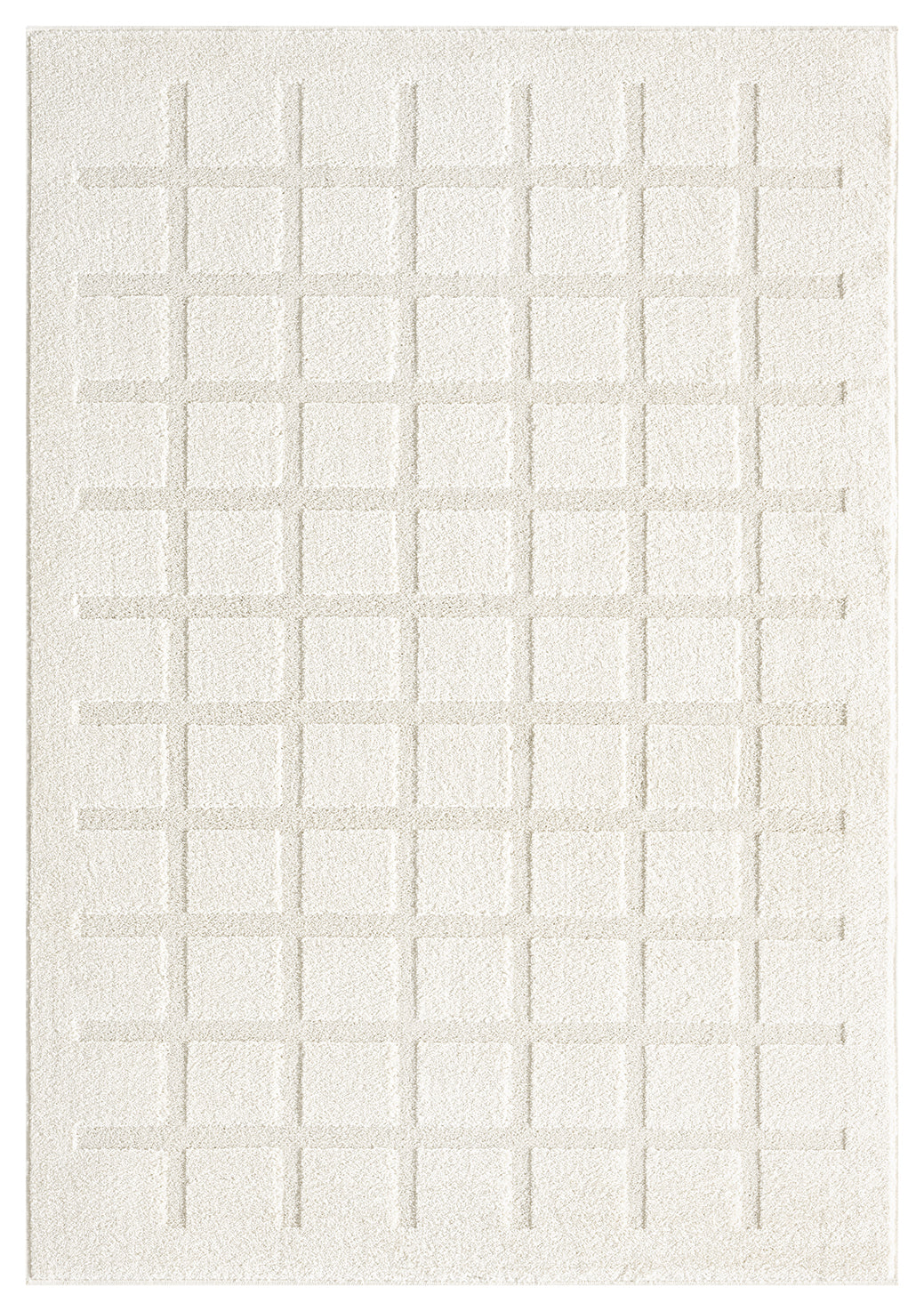 Aya Scandinavian Cross modern rug, styled view 2