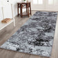 Serenity Metallic Abstract Rug - Sprayed Black