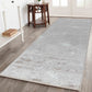 Serenity Metallic Abstract Rug - Sprayed Black