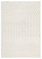 Aya Scandinavian Vertex modern rug, styled view 2