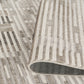 Dark Grey Mayfair Matrix metallic rug, styled view 9
