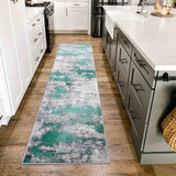 Emperor Onyx Abstract Rugs  - Aqua