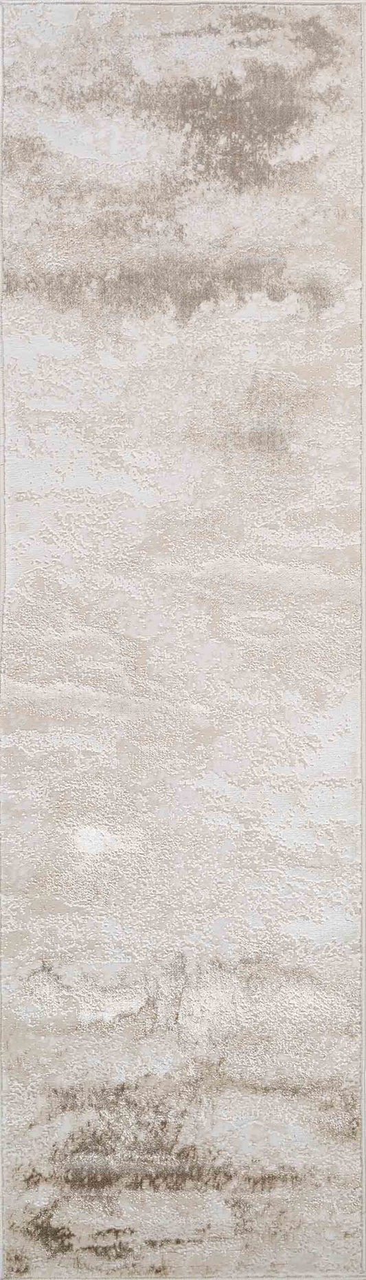 Beige Emperor Onyx abstract rug, flat portrait view 2