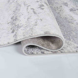 Emperor Onyx Abstract Rugs - Silver