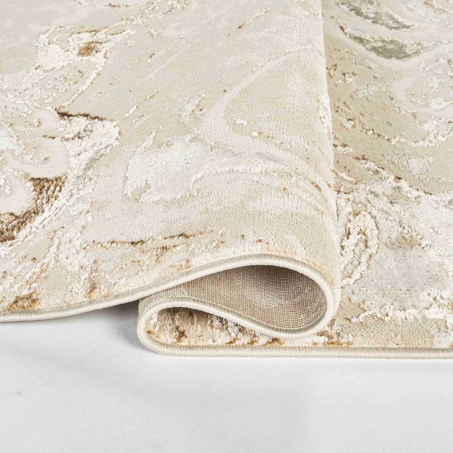 Emperor Solarius Abstract Rugs  - Beige