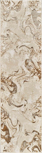 Emperor Metallic Abstract Rug - Solarius Gold