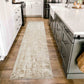 Beige Emperor Styra abstract rug, runner size