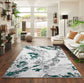 Emperor Picasso Abstract Rugs  - Aqua