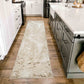 Emperor Metallic Abstract Rug - Picasso Silver