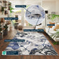 Emperor Metallic Abstract Rug - Solarius Gold