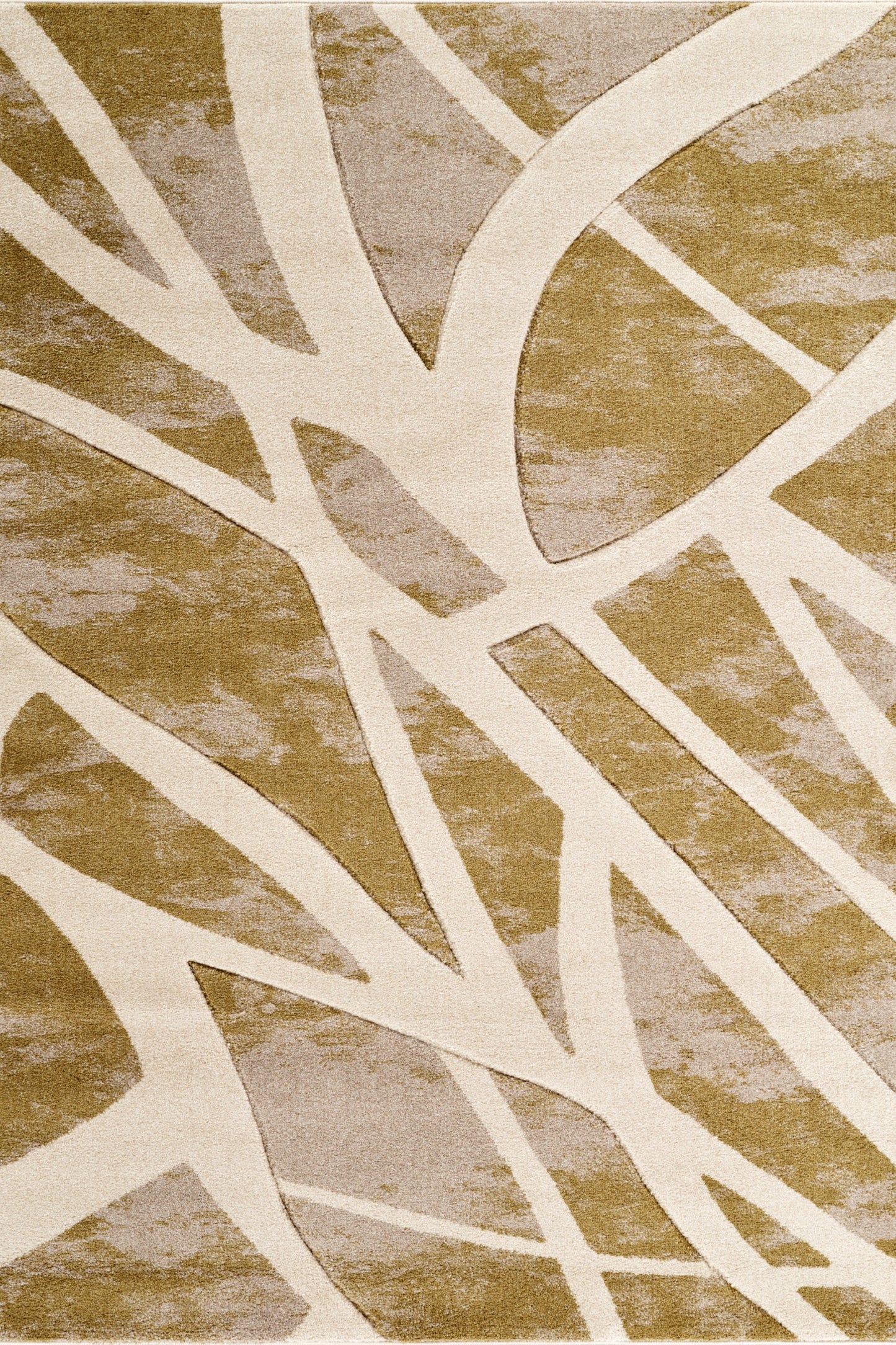 Santiago Carved Abstract Rug - Dynamic Grey