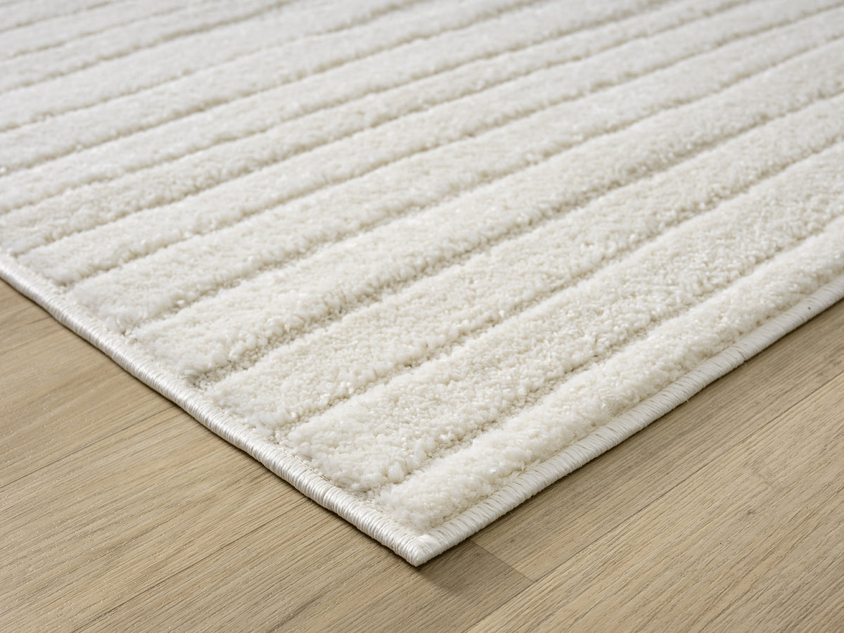 Aya Scandinavian Rena modern rug, styled view 4