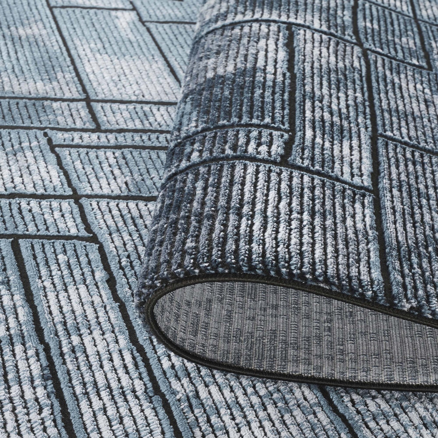 Belgravia Metallic Rug - Cobble Mocha