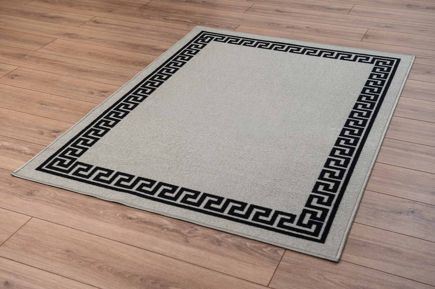 Havana Greek Key Door Mat - Grey