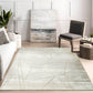 Novu Metallic Abstract Rug - Mirage Beige