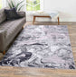 Emperor Metallic Abstract Rug - Solarius Gold