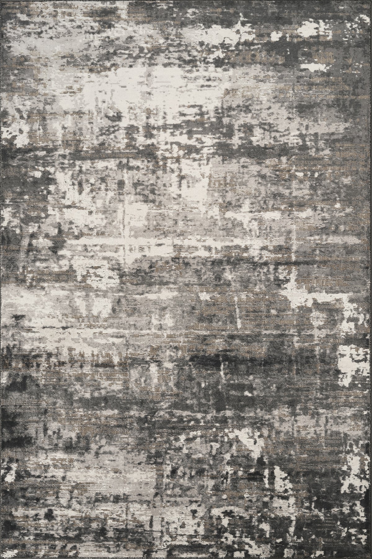 Mayfair Abyss metallic rug, styled view 2