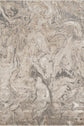 Elysium Astral metallic abstract rug, styled view 2