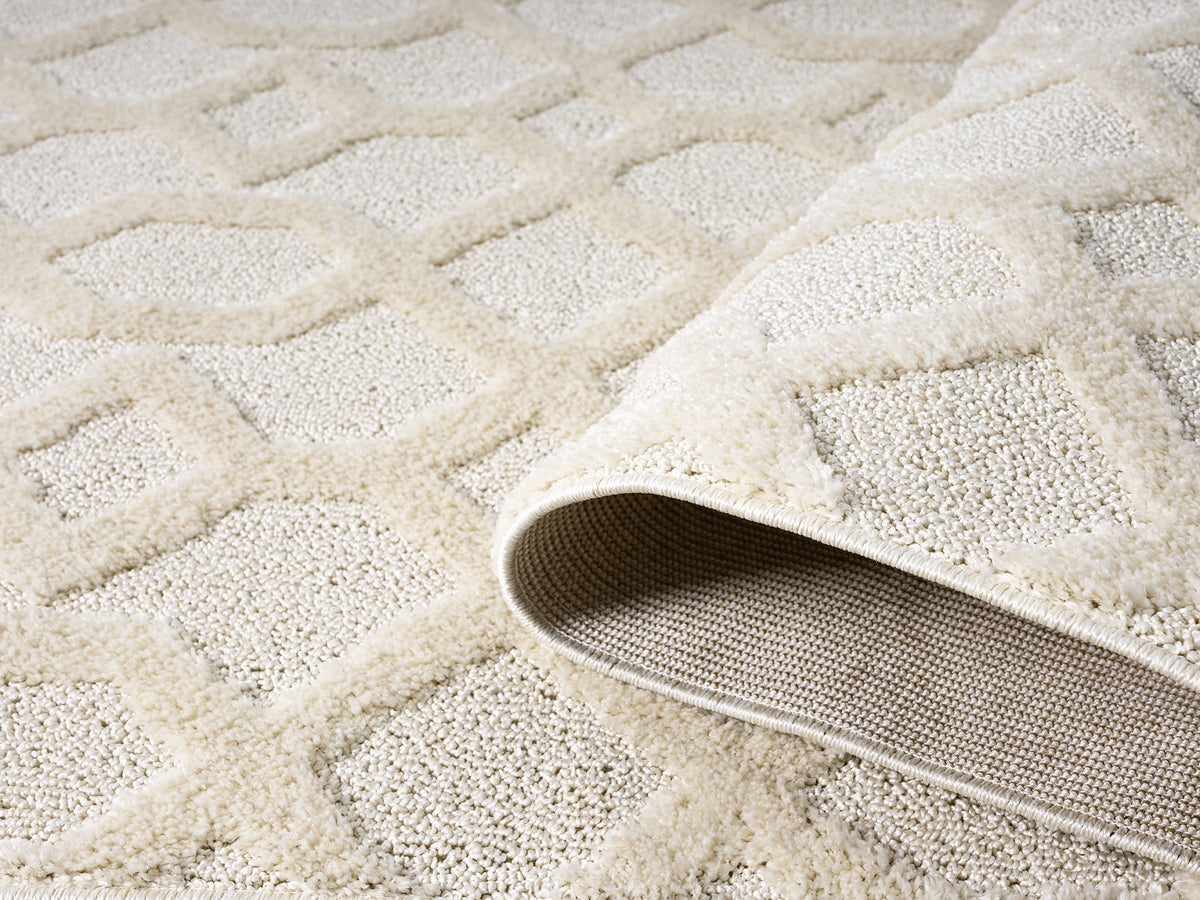 Isabella Vine textured rug, styled view 3
