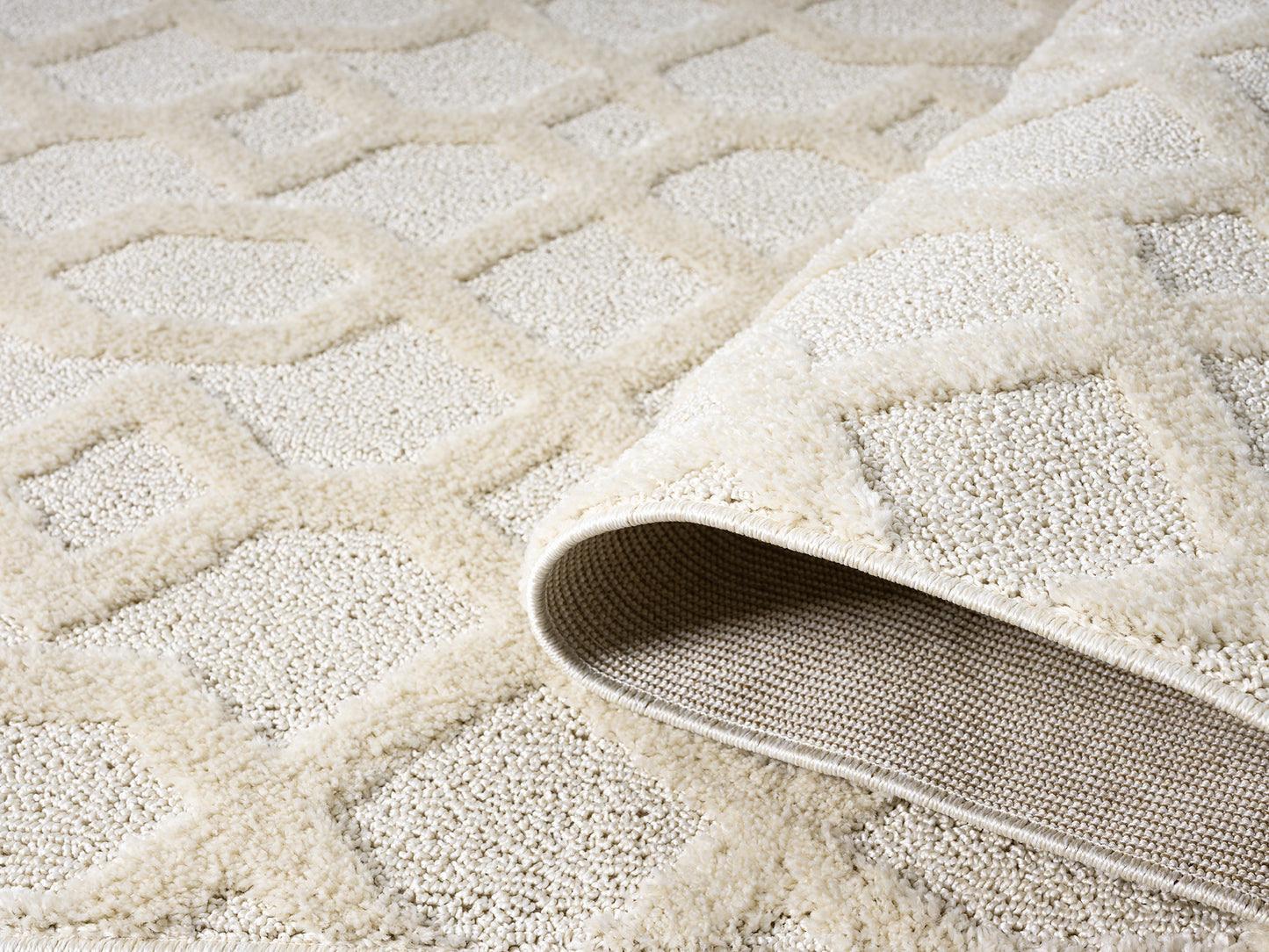 Isabella Vine textured rug, styled view 3