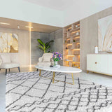 Marrakesh Mixed Diamond Shaggy Rug - 160x230 cm