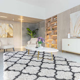 Marrakesh Trellis Shaggy Rug - 160x230 cm