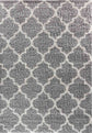 Marrakesh Trellis Shaggy Rug - Grey