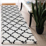 Marrakesh Trellis Shaggy Rug - Stone