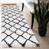 Marrakesh Bold Trellis Shaggy Rug - Runners - 60x220 cm