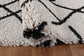 Marrakesh Abstract Shaggy Rug - Stone