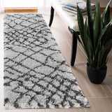 Marrakesh Abstract Shaggy Rug - Dark Cream