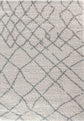 Marrakesh Abstract Shaggy Rug - Light Cream