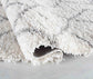Marrakesh Abstract Shaggy Rug - Light Cream