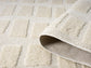 Isabella Cobble textured rug, styled view 3