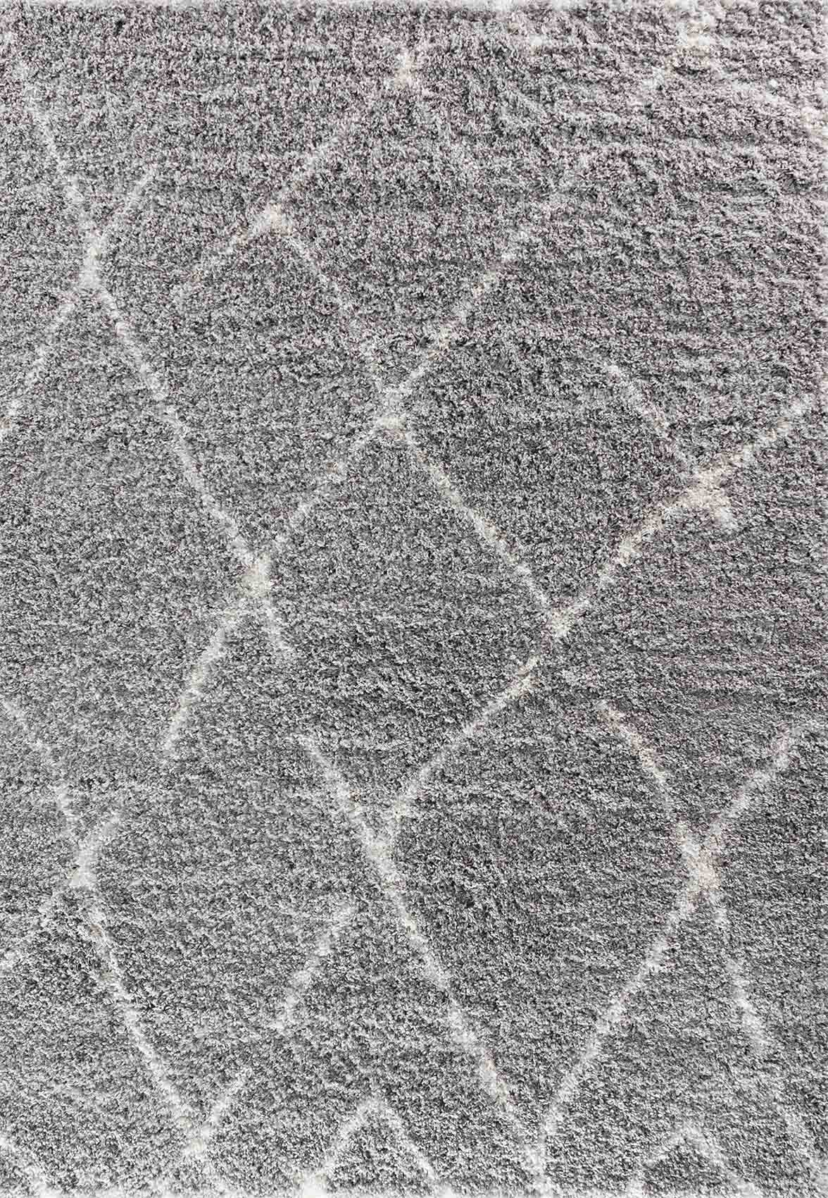 Marrakesh Scandi Shaggy Rug - Grey