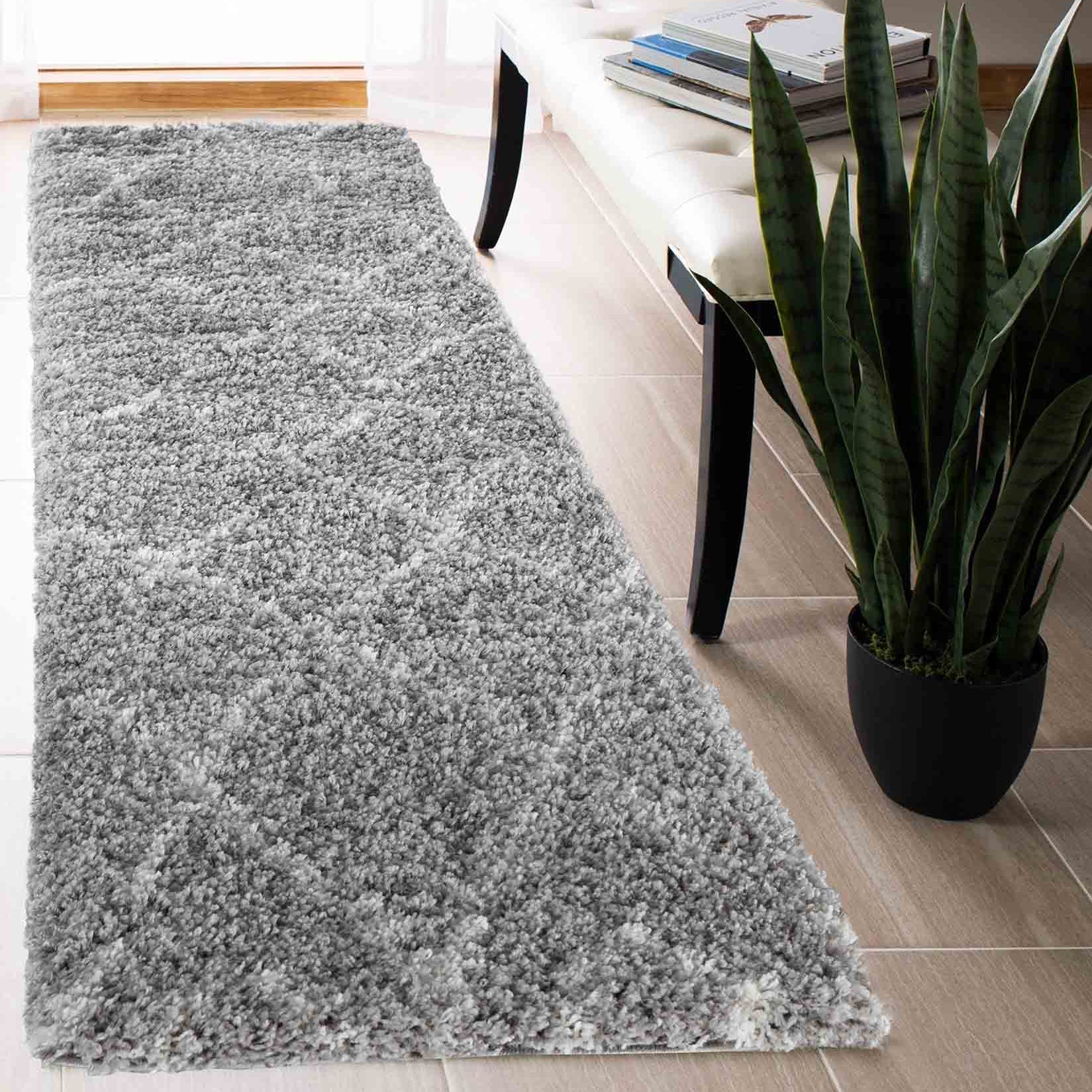 Marrakesh Scandi Shaggy Rug - Grey