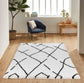 Marrakesh Scandi Shaggy Rug - Stone