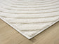 Aya Scandinavian Vertex modern rug, styled view 4