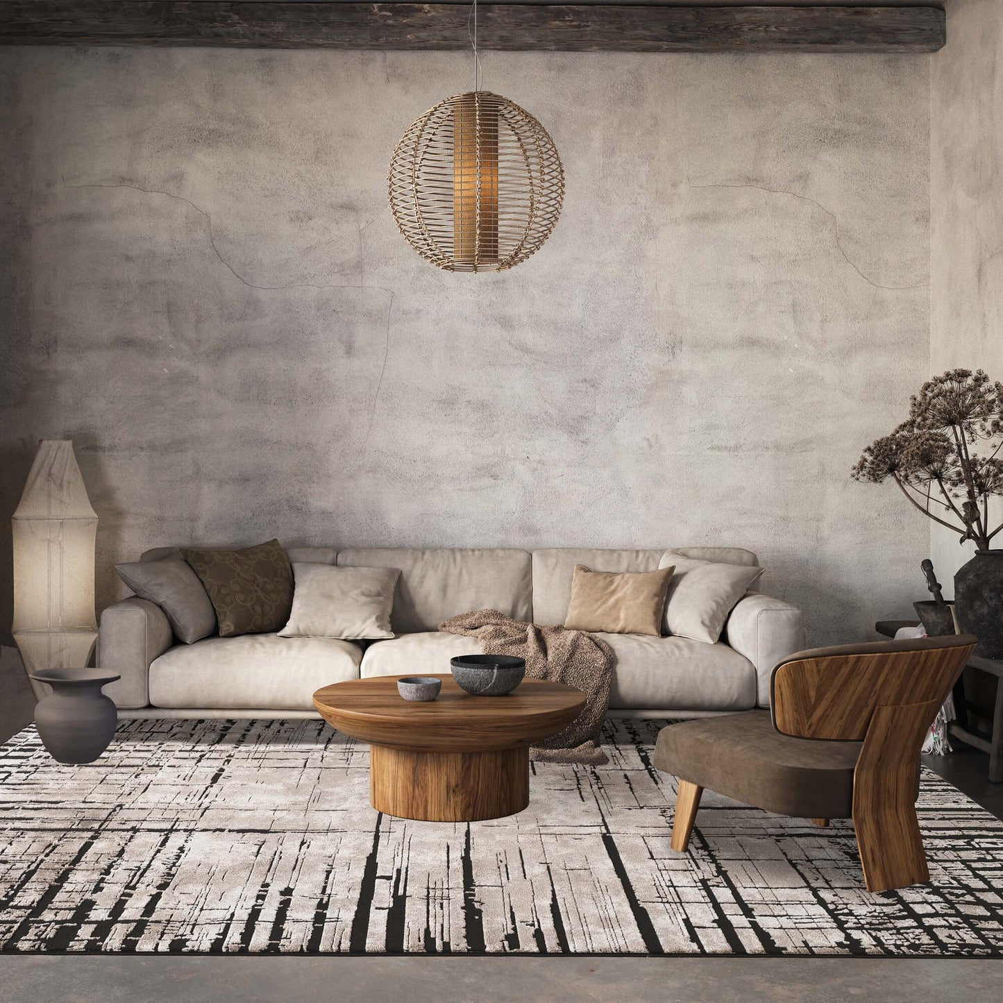 Belgravia Metallic Rug - Nexus Mocha