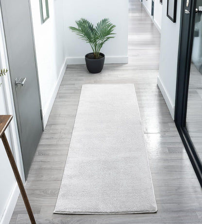 Comfy Fluffy Rug - Silver