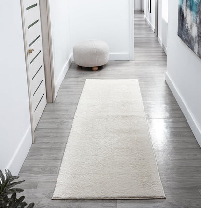 Comfy Fluffy Rug - Cream