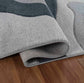 Valencia Swirl Caved Rug - Grey