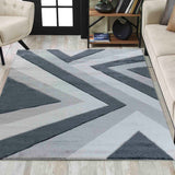 Valencia Zig Zag Caved Rug - Medium