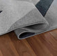 Valencia Zig Zag Caved Rug - Black