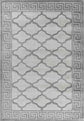 Valencia Trellis Caved Rug - Grey